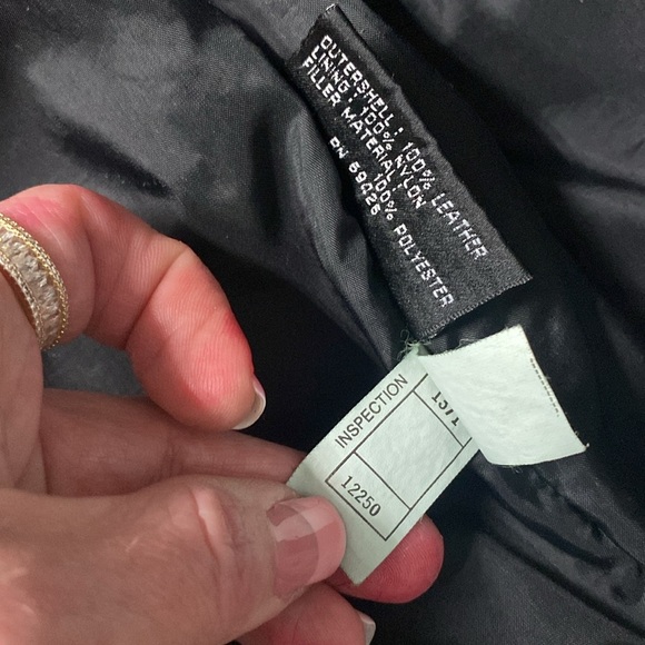 VNTG WILSON BLACK FRINGE WESTERN LEATHER JACKET W/SILVER INDIAN HEAD SNAPS - Picture 14 of 16